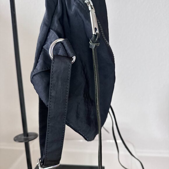 Rebecca Minkoff Julian Nylon Backpack Black Silver Hardware Excellent Condition - Picture 9 of 16